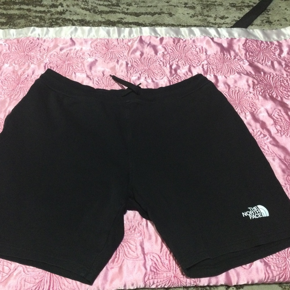 The North Face: Black cotton shorts: SIZE Large